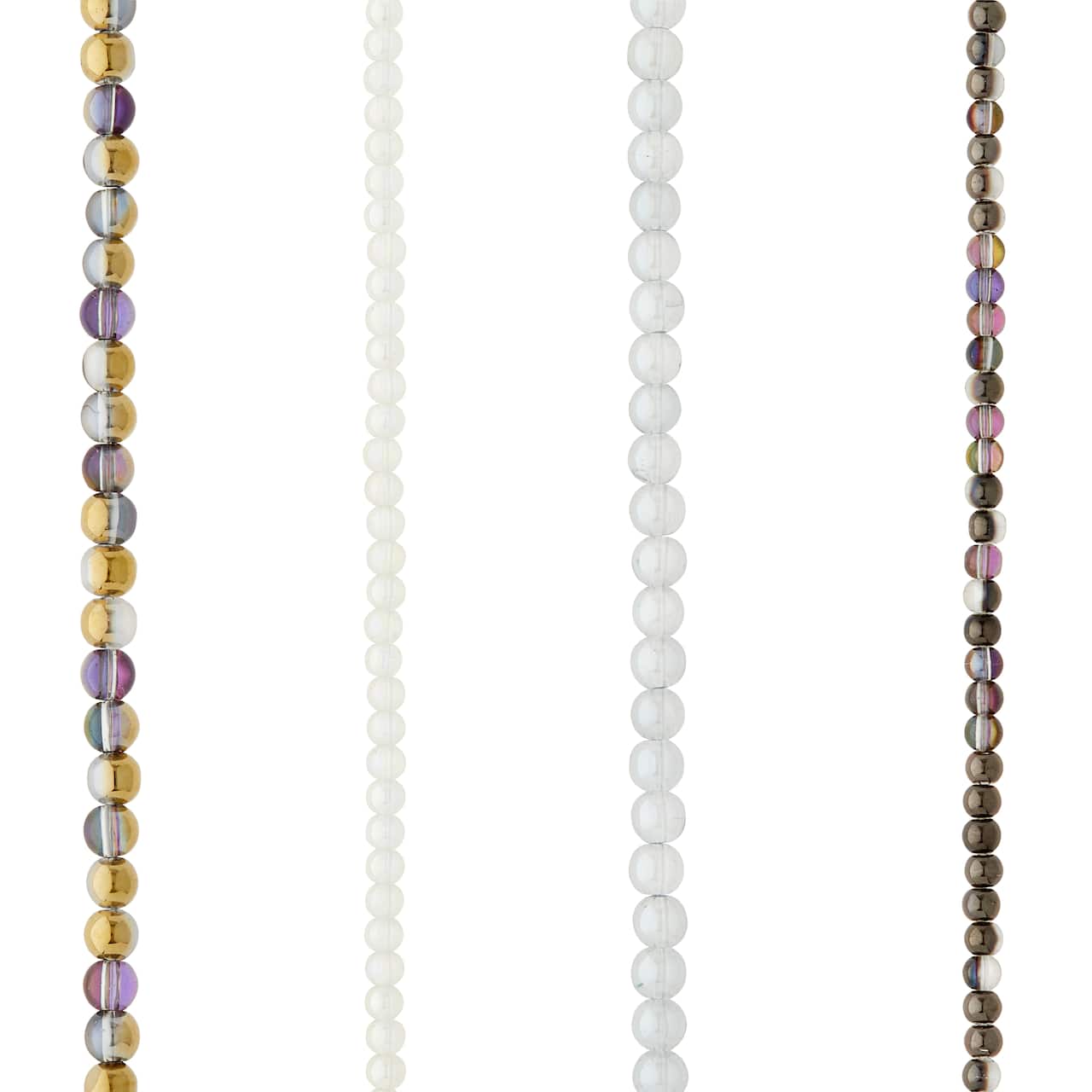 Multicolored Glass Round Beads by Bead Landing&#x2122;